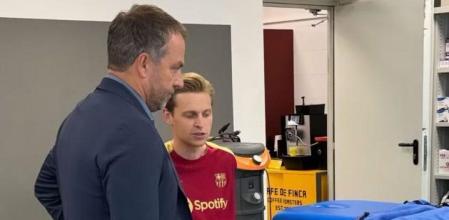 Rueda de prensa del Entrenador del Barça, Hansi Flick, previa al partido contra el Real Valladolid