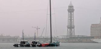 La fuerte lluvia y el escaso viento provocaron la cancelación de una jornada crucial para determinar tanto al ganador como el que se queda fuera