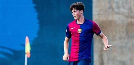 Nico Marcipar, jugador del Juvenil A