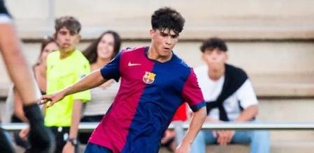 Quim Junyent, jugador del Juvenil A