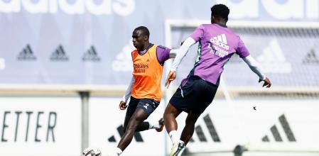 Mendy y Tchouaméni, hoy en Valdebebas