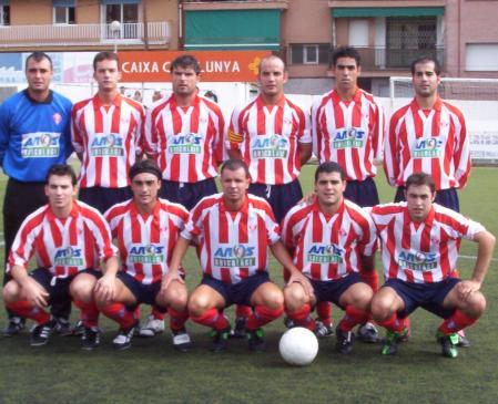 Este fue el once del Sant Celoni que debutó en Primera Catalana en la temporada 2004-05