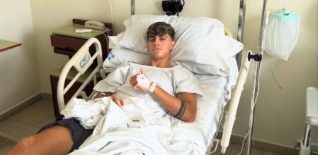 Marc Bernal, tras la operación de rodilla