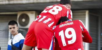 El Atlético de Madrid B logró un triunfo en el último suspiro.