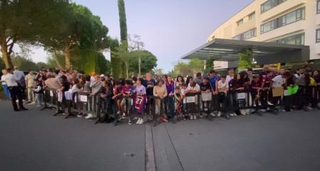 El Barça llega a Caldes de Malavella antes de enfrentarse al Girona