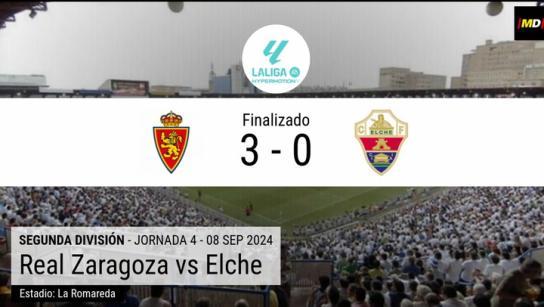 El Real Zaragoza se estrena en La Romareda con victoria y se coloca líder