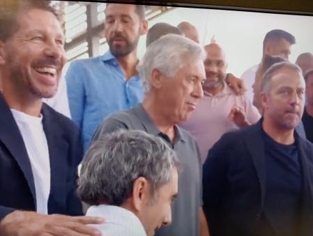 Simeone, Ancelotti, Flick y Valverde