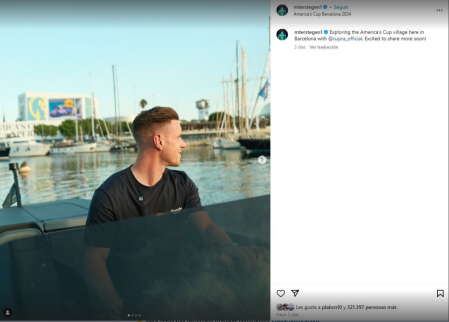Ter Stegen y su imagen en Instagram