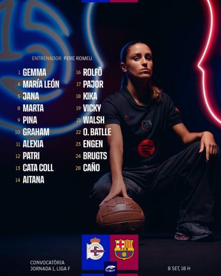 La primera convocatoria para LaLiga