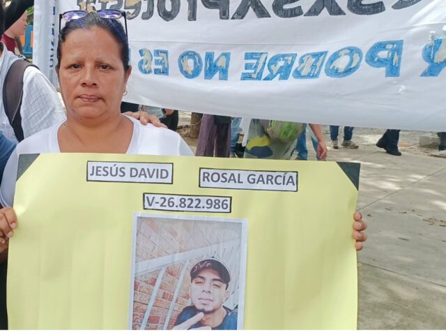 Madre de detenido en Tocuyito