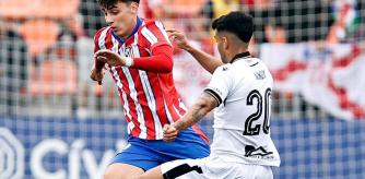 Partido entre el Atlético de Madrid B y la AD Ceuta.