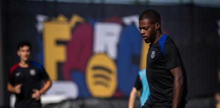 Iván Cédric entró en la lista del Barça Atlètic para medirse a Unionistas de Salamanca.