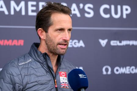 October 18, 2024. Louis Vuitton 37th America's Cup, Race Day 5. Ben Ainslie, INEOS BRITANNIA
