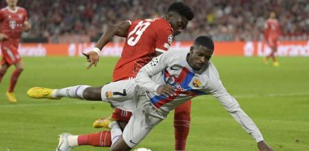 Al jugador del Bayern Múnich le preguntaron por el penalti no pitado de Davies al filo del descanso y bromeó sobre la decisión con Iturralde González en El Larguero de la Cadena SER