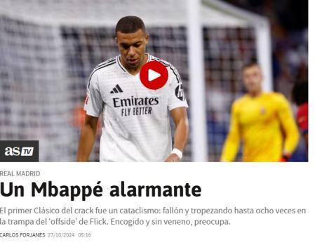 Titular del diario As