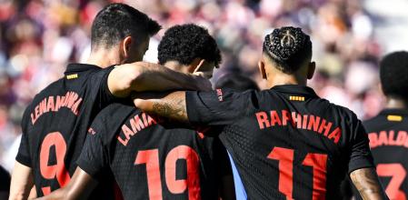 Lamine Yamal Lewandowski Raphinha Girona-Barça LaLiga EA Sports