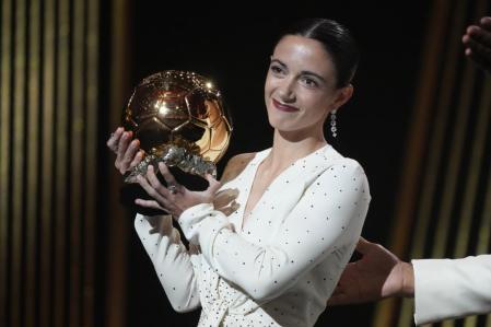 Aitana recibió su segundo Balón de Oro