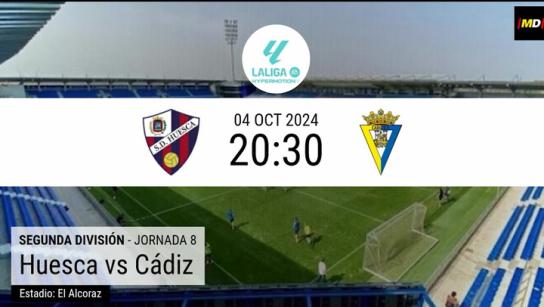 El Huesca golea a un flojo Cádiz y duerme líder