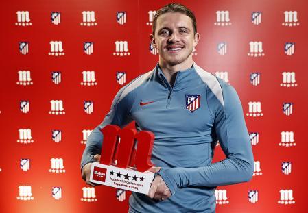 Conor Gallagher, elegido 'MVP' del mes de septiembre en el Atlético de Madrid.