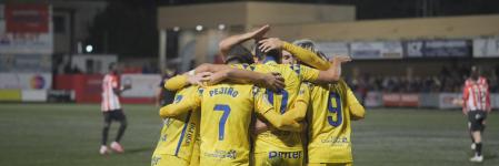 Goleada de UD Las Palmas en la primera ronda de Copa del Rey