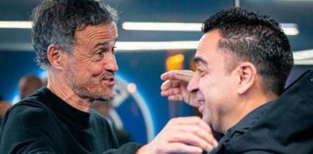 El entrenador del PSG fue preguntado por la incertidumbre que hay sobre la continuidad del técnico del Barça