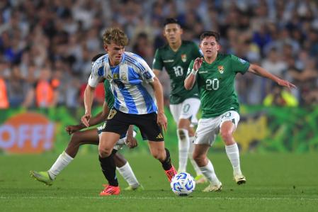 Nico Paz, fichado por el Como al Real Madrid, recibió los elogios de Leo Messi