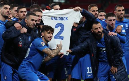Grecia dedicó ayer su victoria ante Inglaterra a Baldock