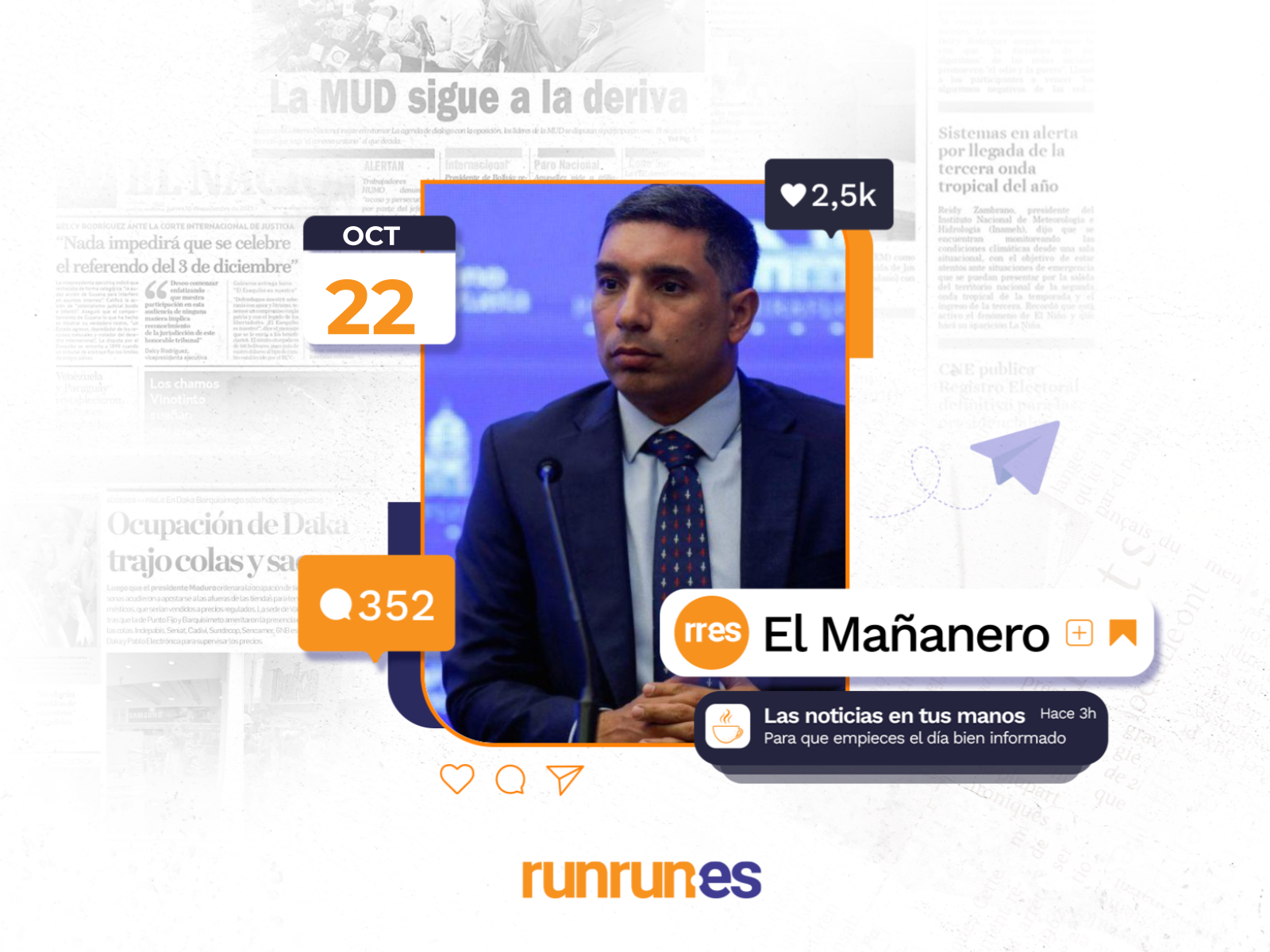 Mañanero 22 de octubre