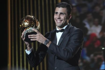 Rodri Hernández, feliz con el Balón de Oro 2024