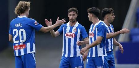El Espanyol, sin partido liguero por el aplazamiento ante el Valencia, ha jugado un amistoso entre sus propios jugadores