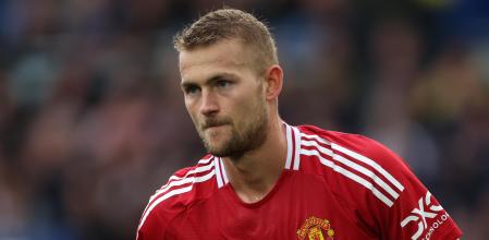 De Ligt todavía no ha sido titular con el Manchester United