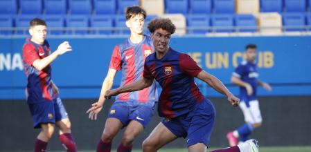 Darvich, con el Barça Atlètic
