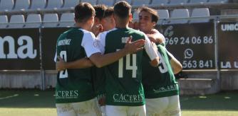 El Cacereño, rival del Atlético de Madrid en la Copa del Rey.