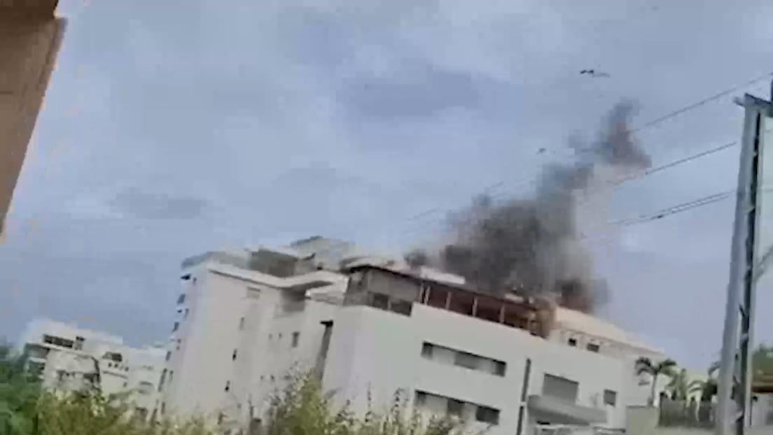 VIDEOS: Ataques de misiles contra Israel dejan heridos y causan incendios