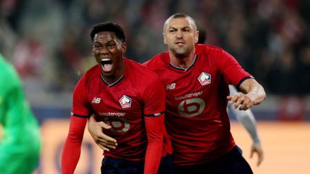 Jonathan David y Yilmaz formaron una dupla que le dio la Ligue 1 al Lille