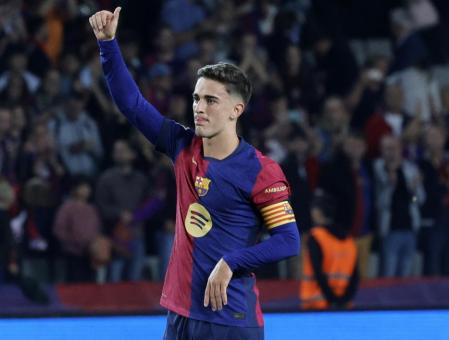 Gavi reapareció ante el Sevilla