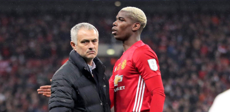 Mourinho y Pogba coincidieron en el Manchester United