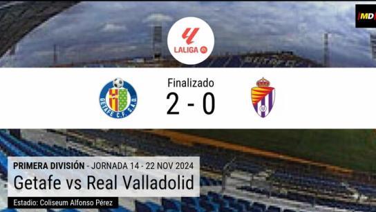 Nyom desquicia al Valladolid y le da un triunfo vital al Getafe