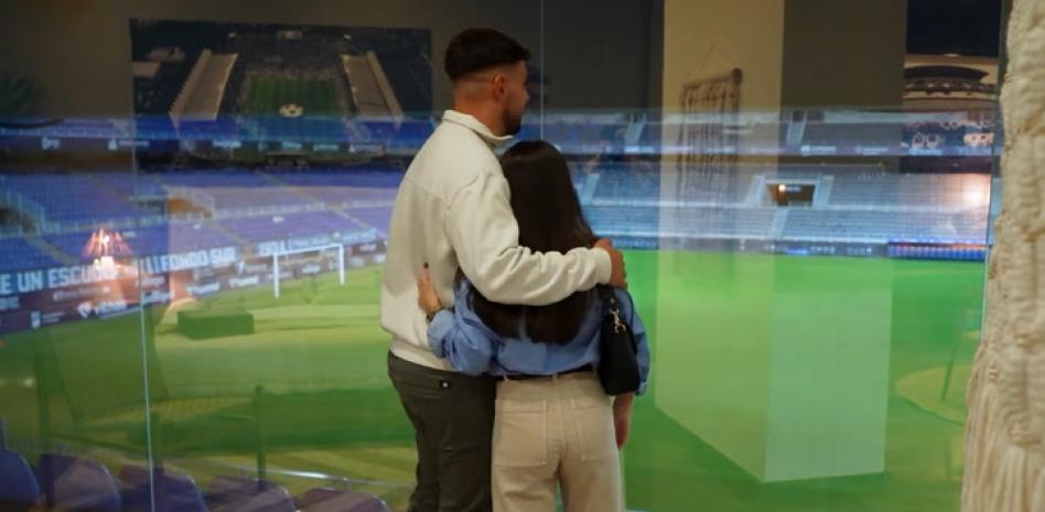 Un sueño en la Rosaleda, esta pareja ha dormido en el estadio del Málaga CF