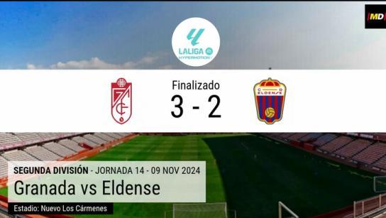 Uzuni rescata al Granada ante un batallador Eldense