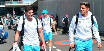 Julián y Giuliano, en los Juegos Olímpicos con Argentina.