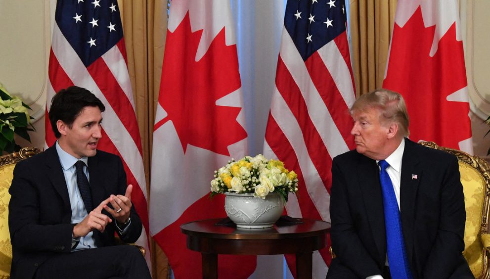 Trump llama "perdedor" a Trudeau