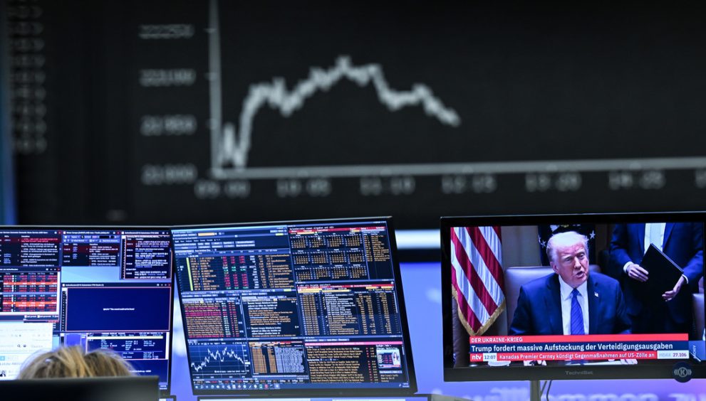 Los mercados europeos, en picado por la guerra comercial de Trump